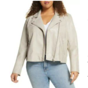 BLANK NYC Lifechanger Faux Leather Moto Jacket